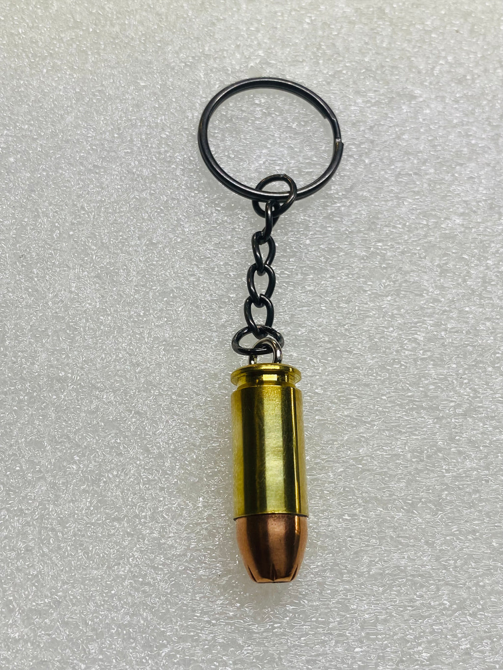.40 Cal Bullet Hollow Point Keychain Key Chain Unique Gift W/Black Keychain