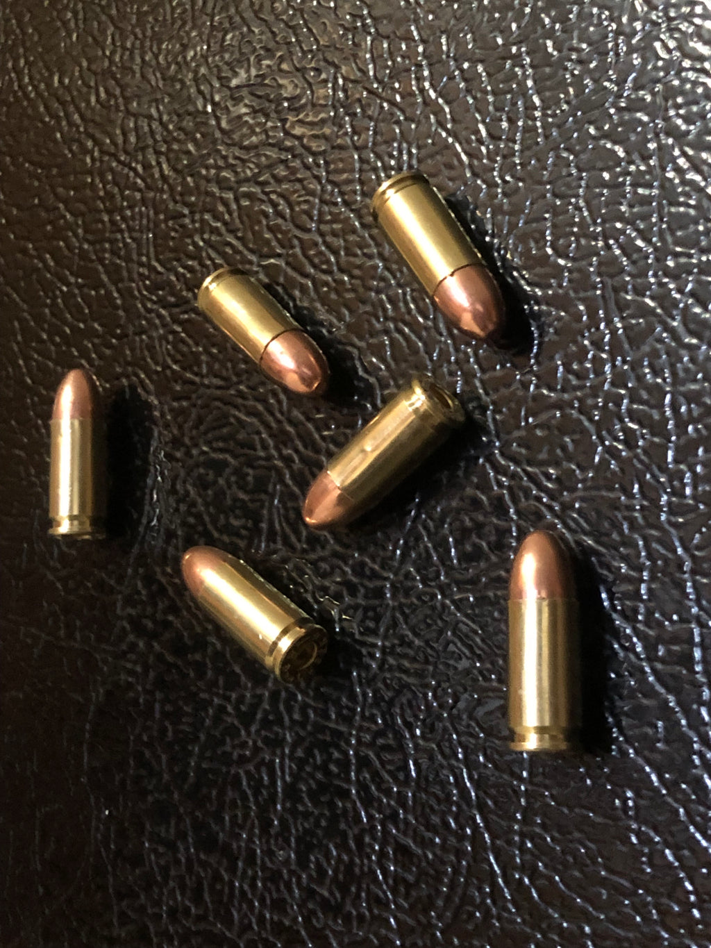 6 Pack Of 9mm Bullet Fridge Toolbox Magnets