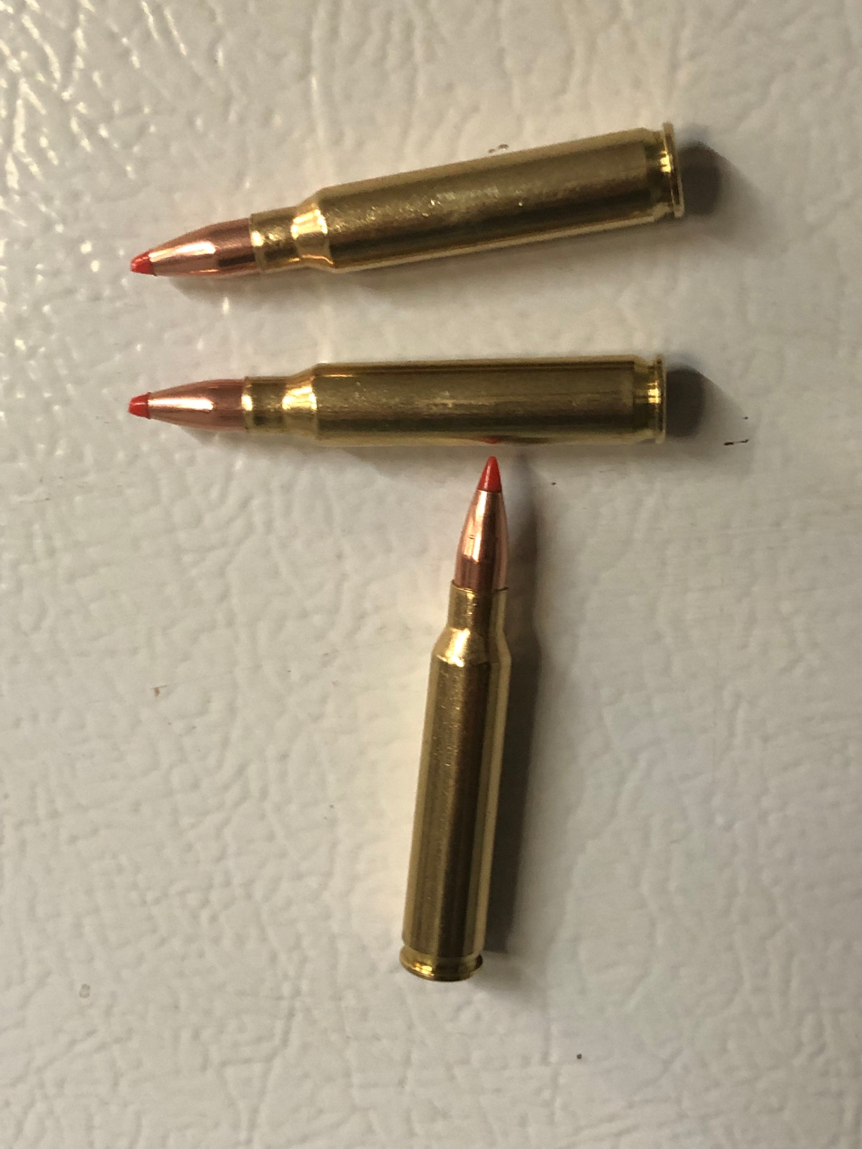 Pack Of 3 .223 5.56 Bullet Fridge Toolbox Magnets