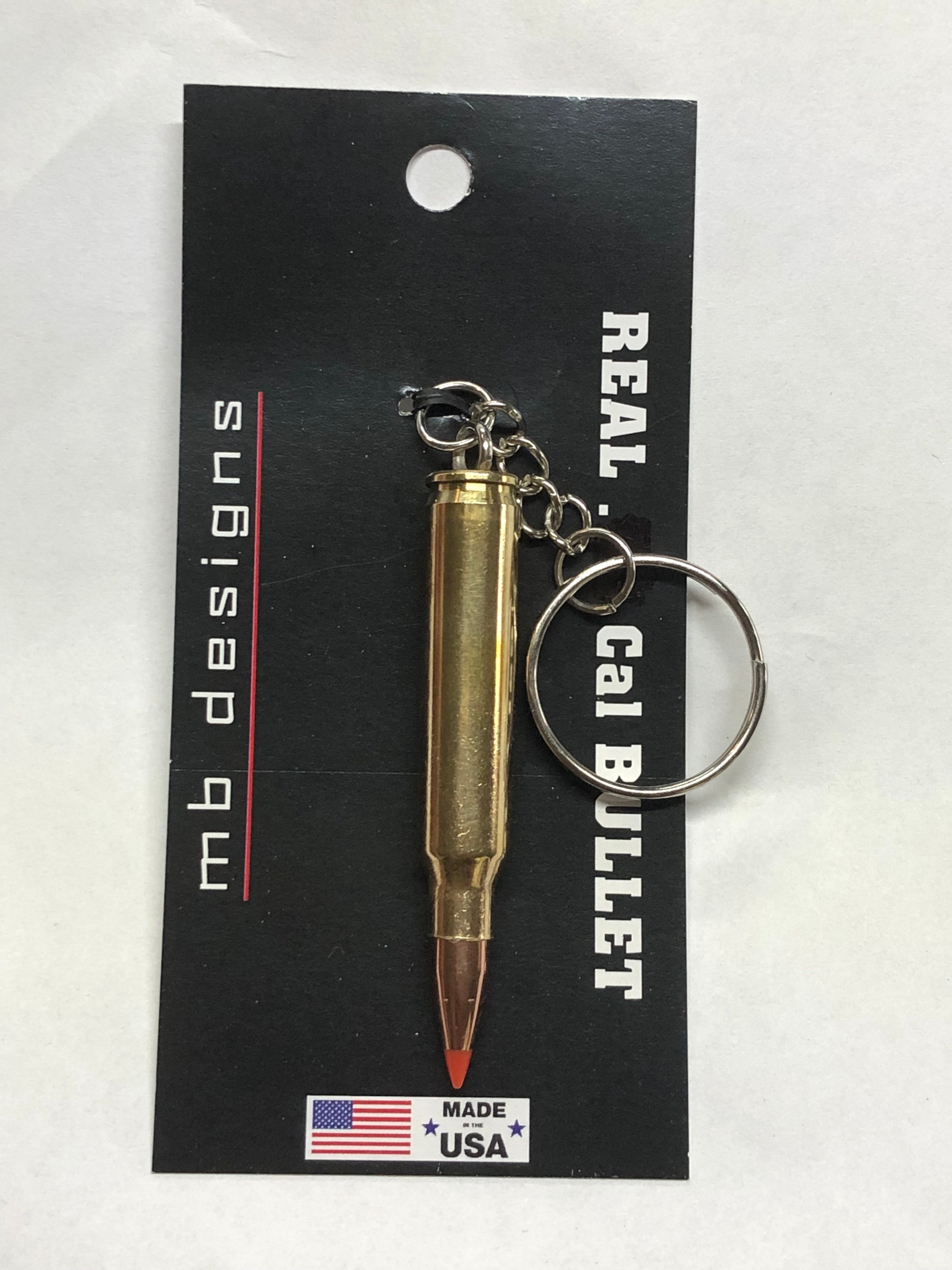 .223 5.56 Bullet Keychain Key Chain Unique Gift